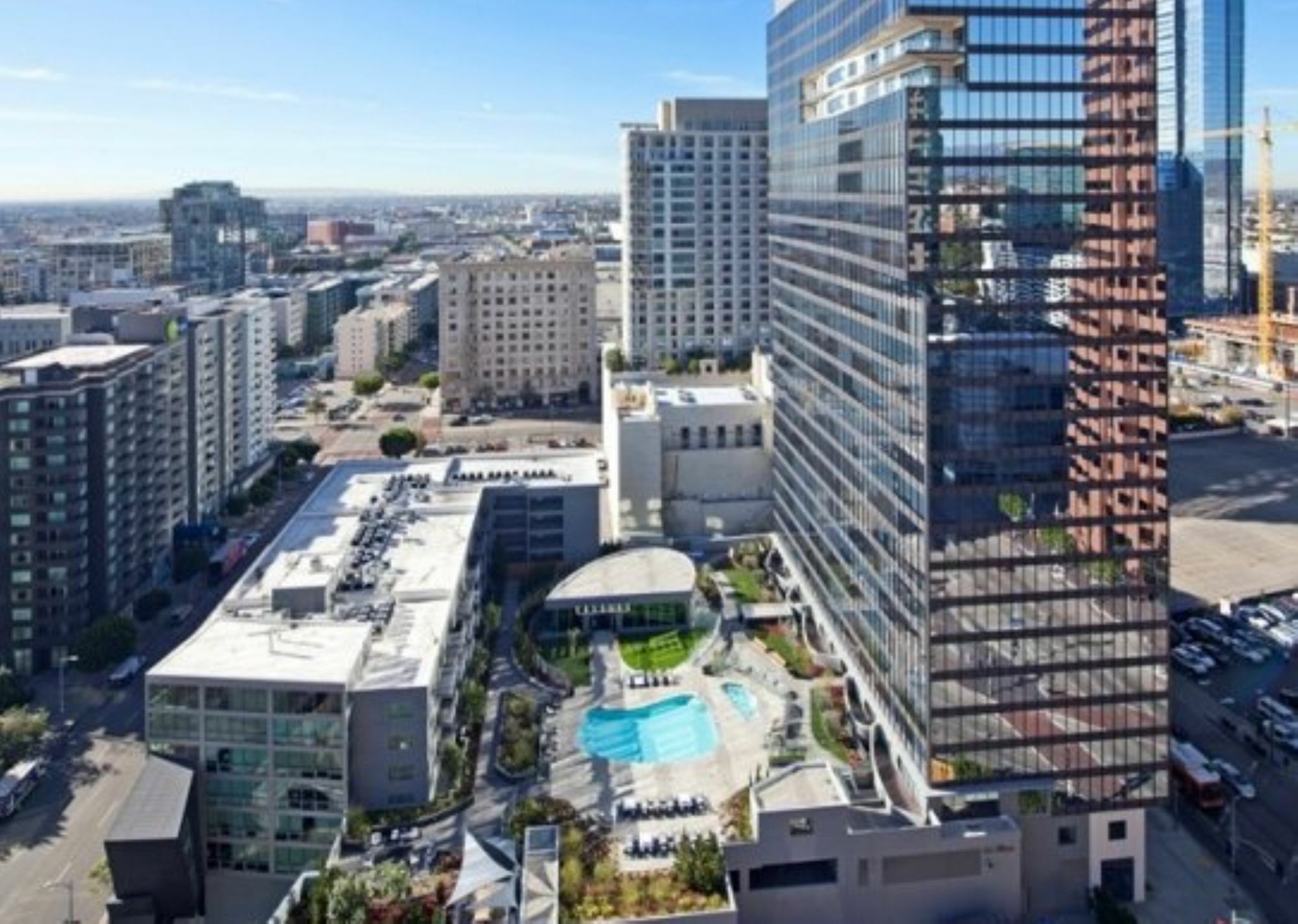 Global Luxury Suites At Figueroa Street Los Angeles Exterior photo